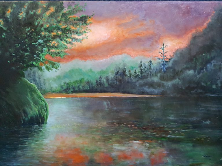 Douceur du soir - 50x73cm