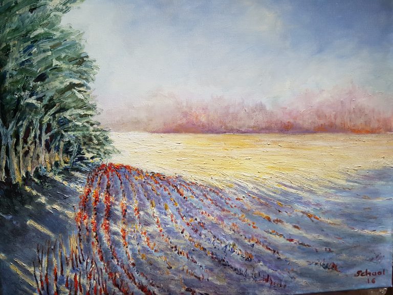 Après la moisson - 38x46cm